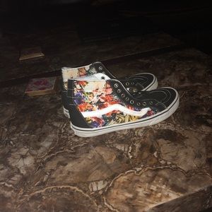 Sk8-high flower vans